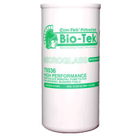 Hasta B100 / E20 Bio-Tek Microglass Filtro 800 BMG - 10 (110 L / min.)