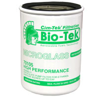 E20 hasta E100 Bio-Tek Microglass Filtro 400 BHA-02 (80l/min)